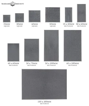 The Old World Square Bases 30x30mm (100x)