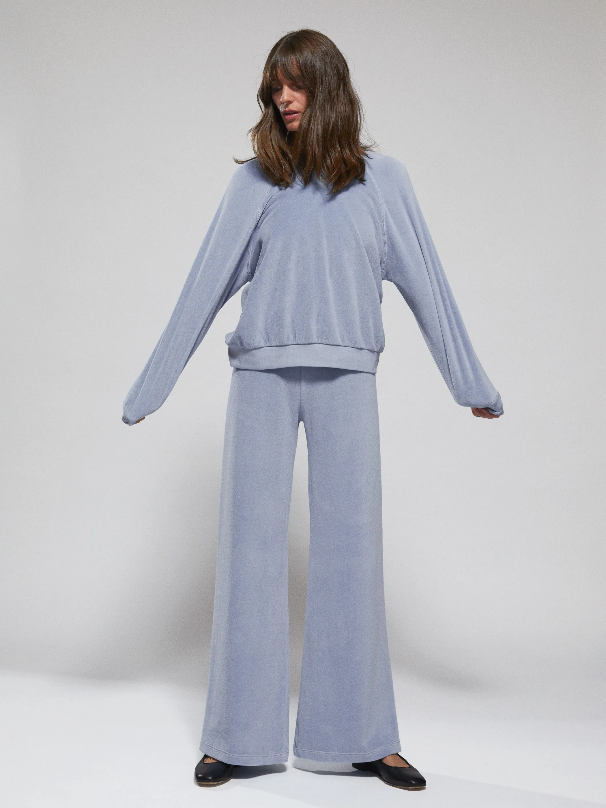 The Samos Oversized Sweatshirt in Velour