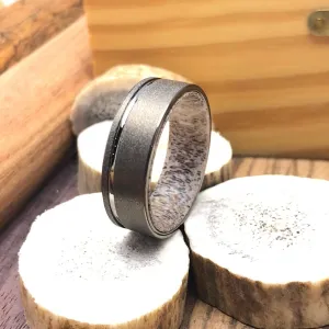 The Thinker | Men's Black Wedding Ring