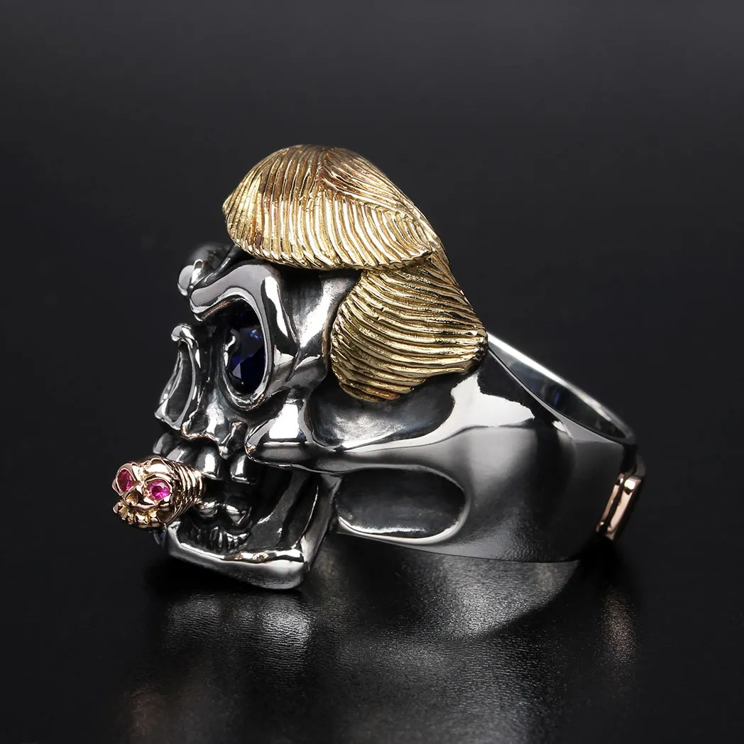 The Trump Skull 18K Cigar Ring 1 of 1
