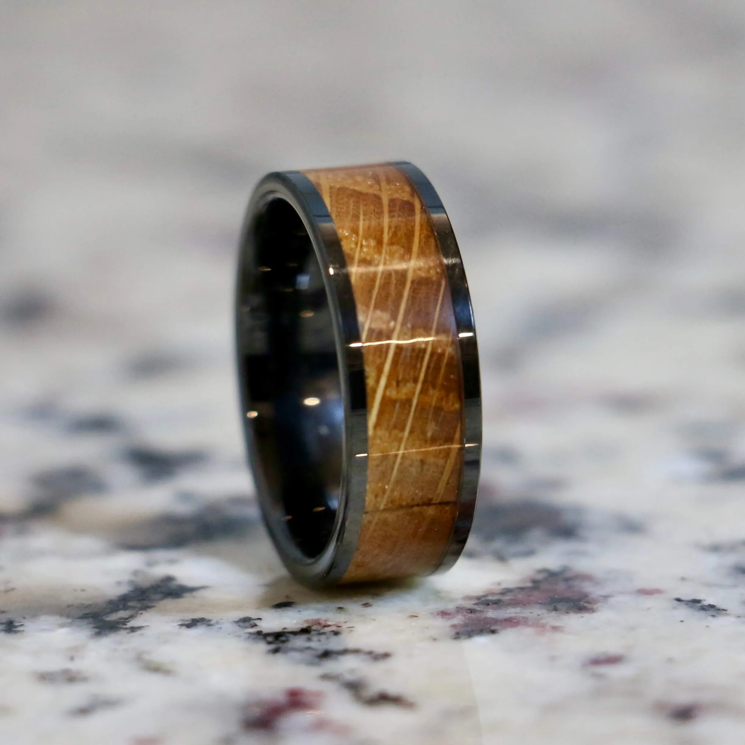The Whiskey King | Black Male Wedding Band