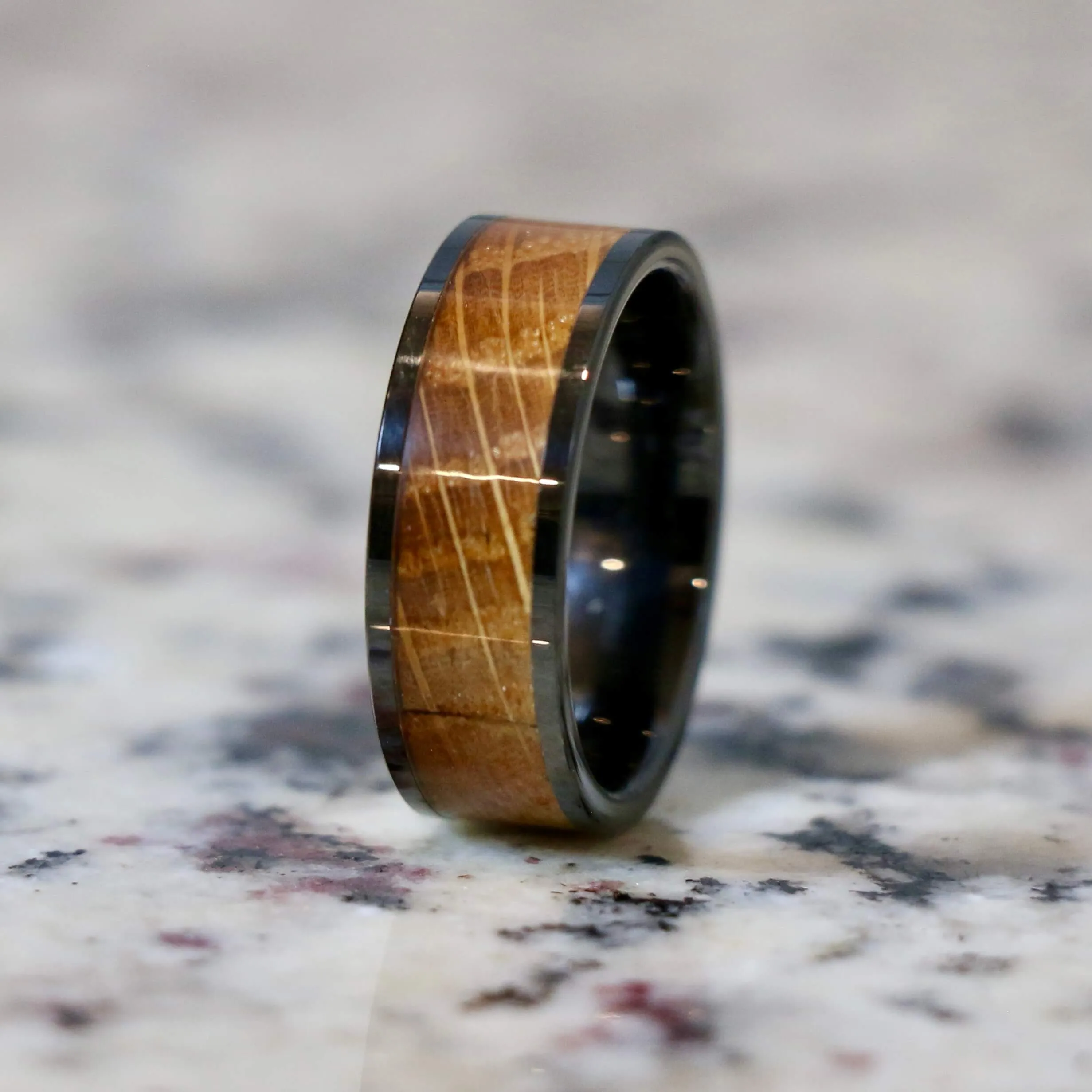 The Whiskey King | Black Male Wedding Band