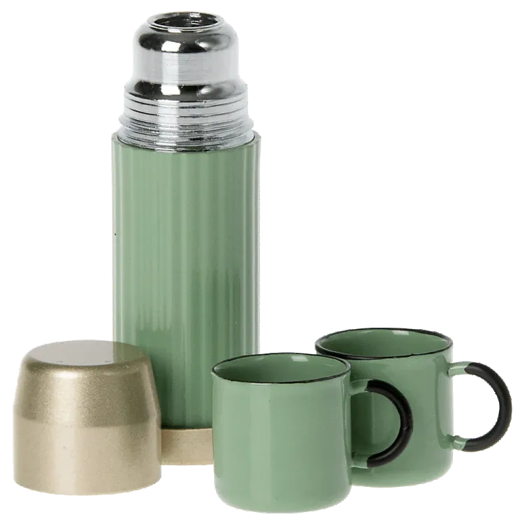 Thermos And Cups - Mint