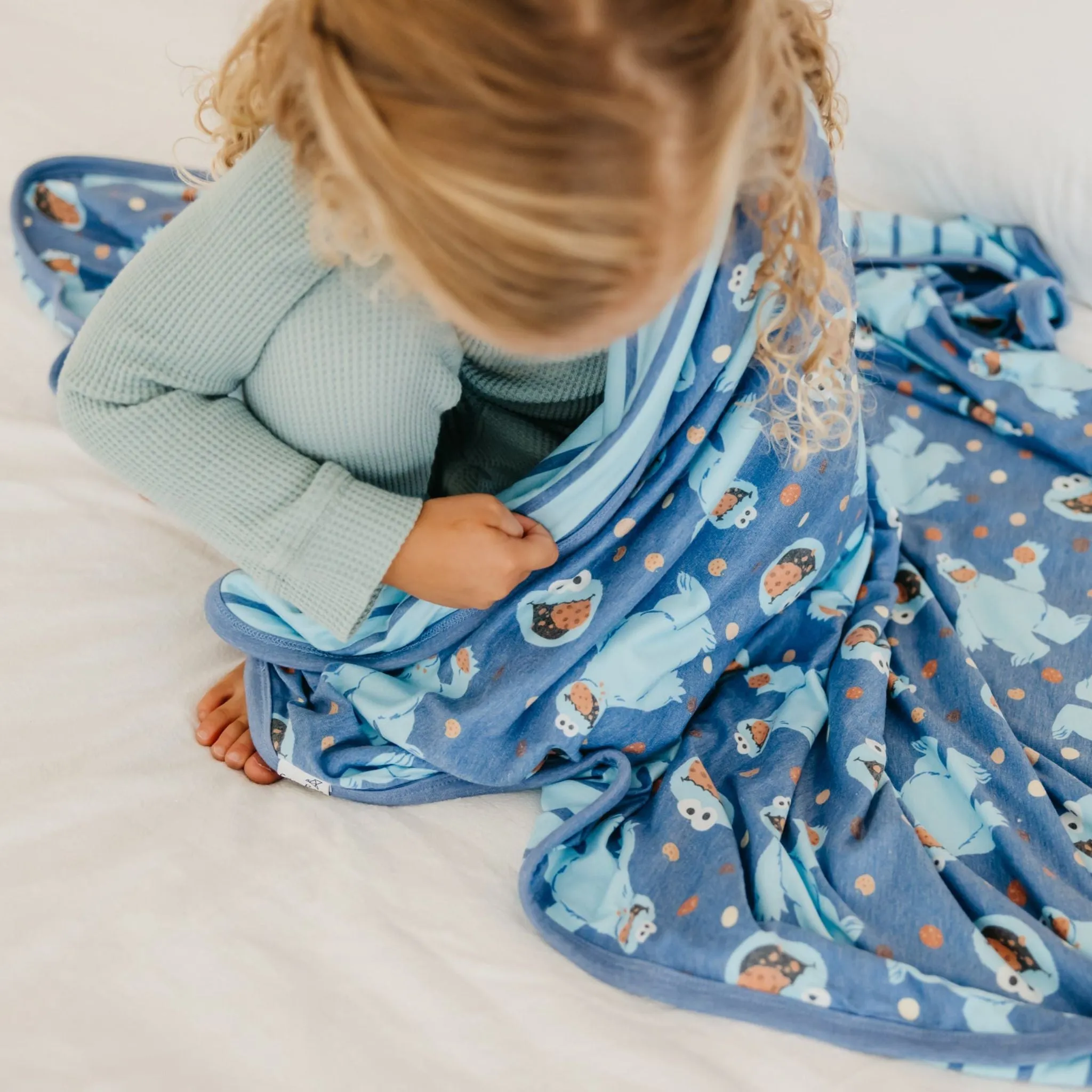 Three-Layer Quilt - Cookie Monster