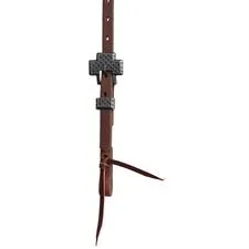 TK10036-02-08 Headstall Split Ear Rasp Buckle