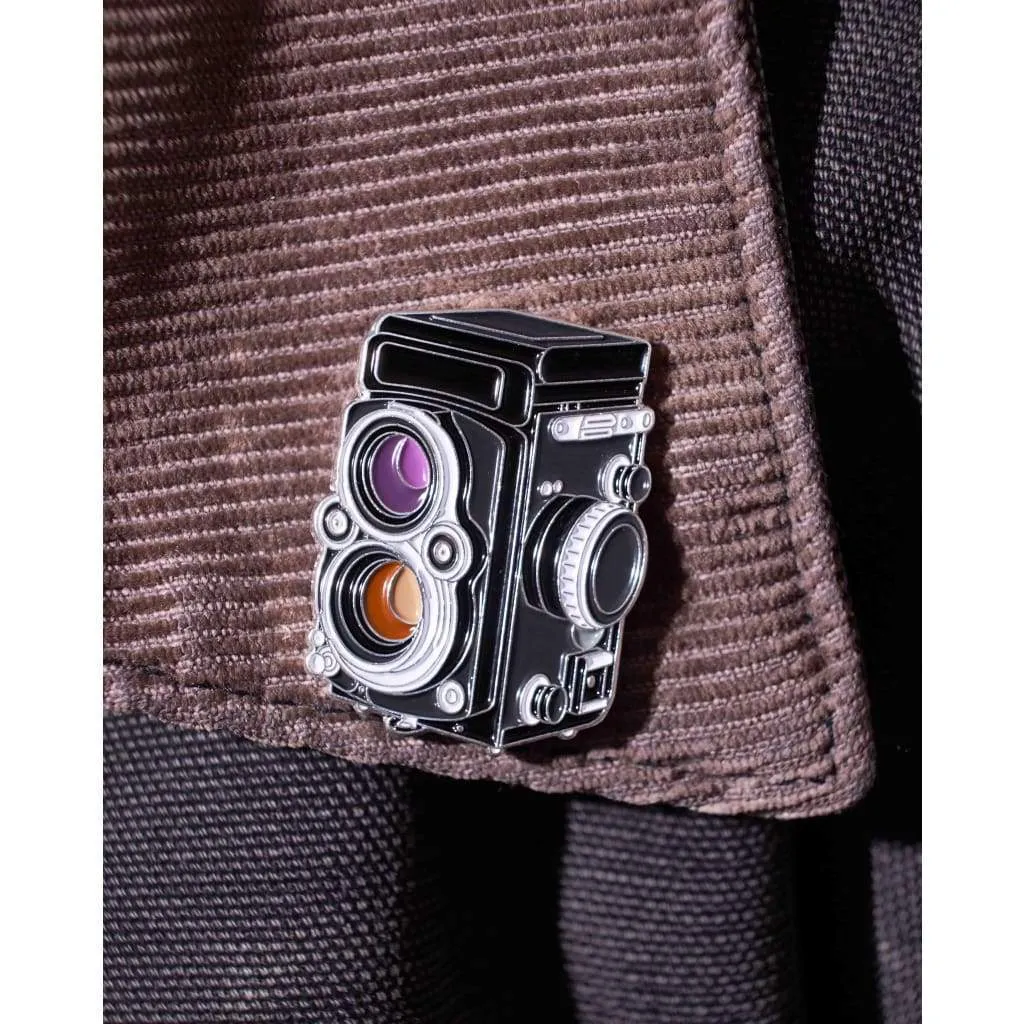 TLR Film Camera - Enamel Pin