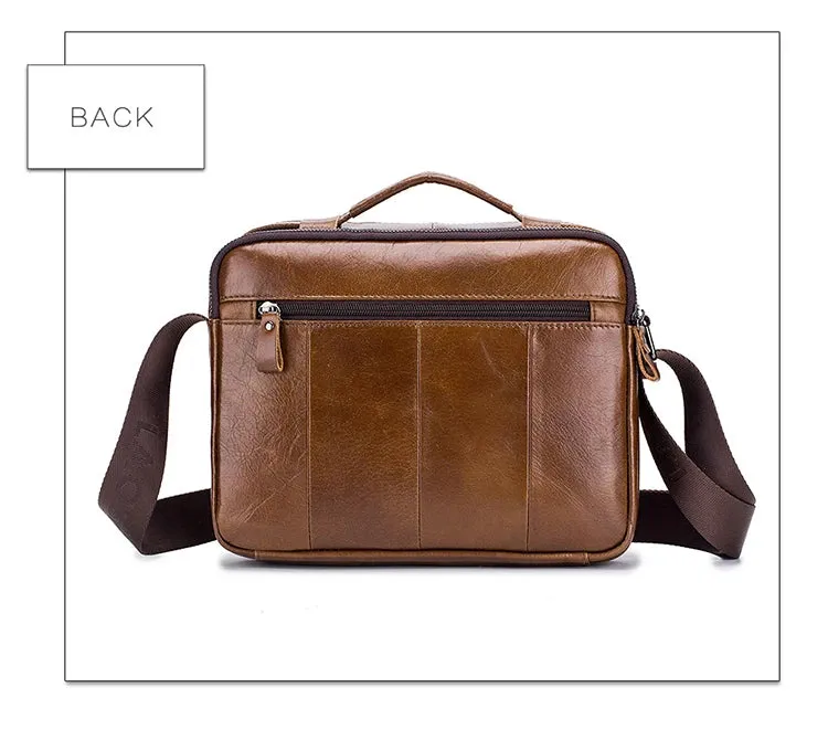 Top Crossbody Bag -Genuine Leather