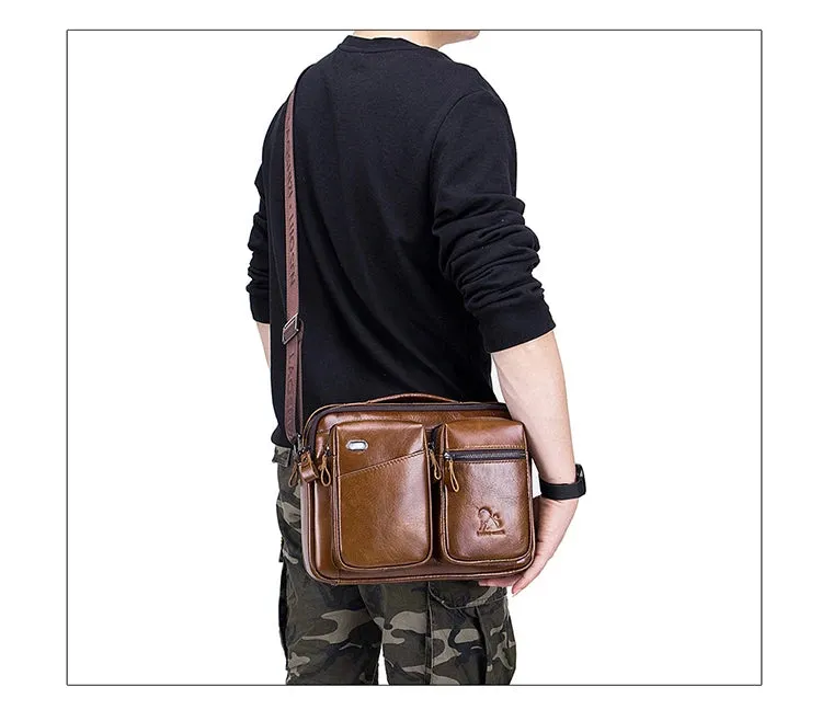 Top Crossbody Bag -Genuine Leather