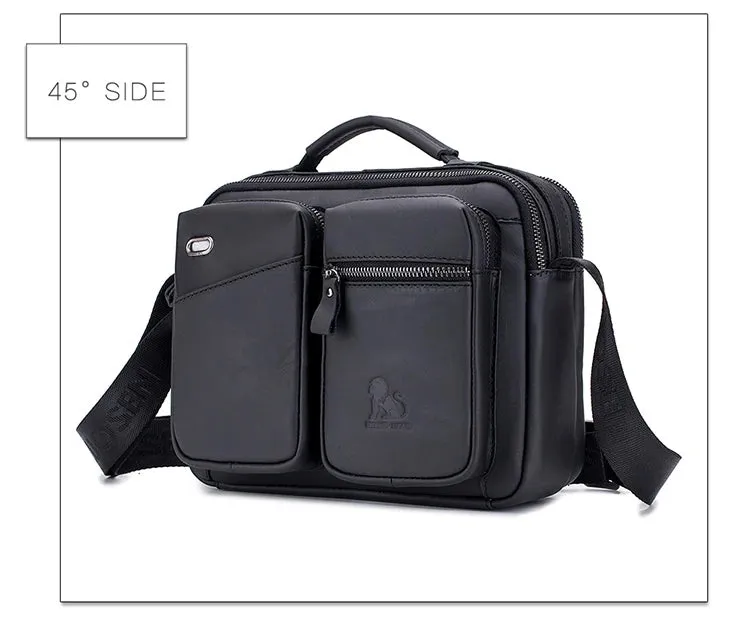 Top Crossbody Bag -Genuine Leather