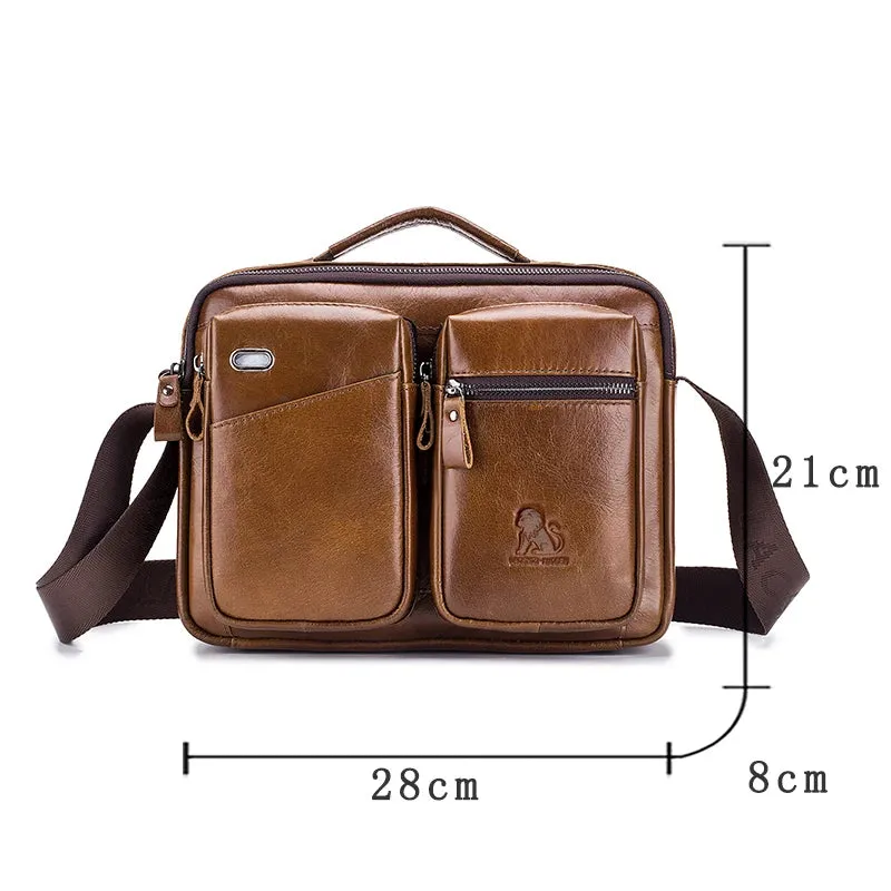 Top Crossbody Bag -Genuine Leather