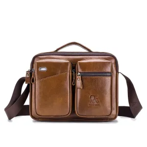 Top Crossbody Bag -Genuine Leather