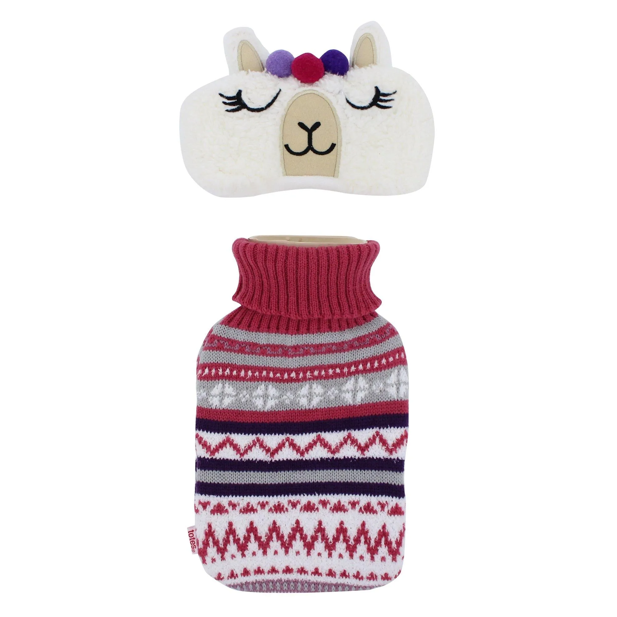 Totes Toasties Hot Water Bottle & Eye Mask