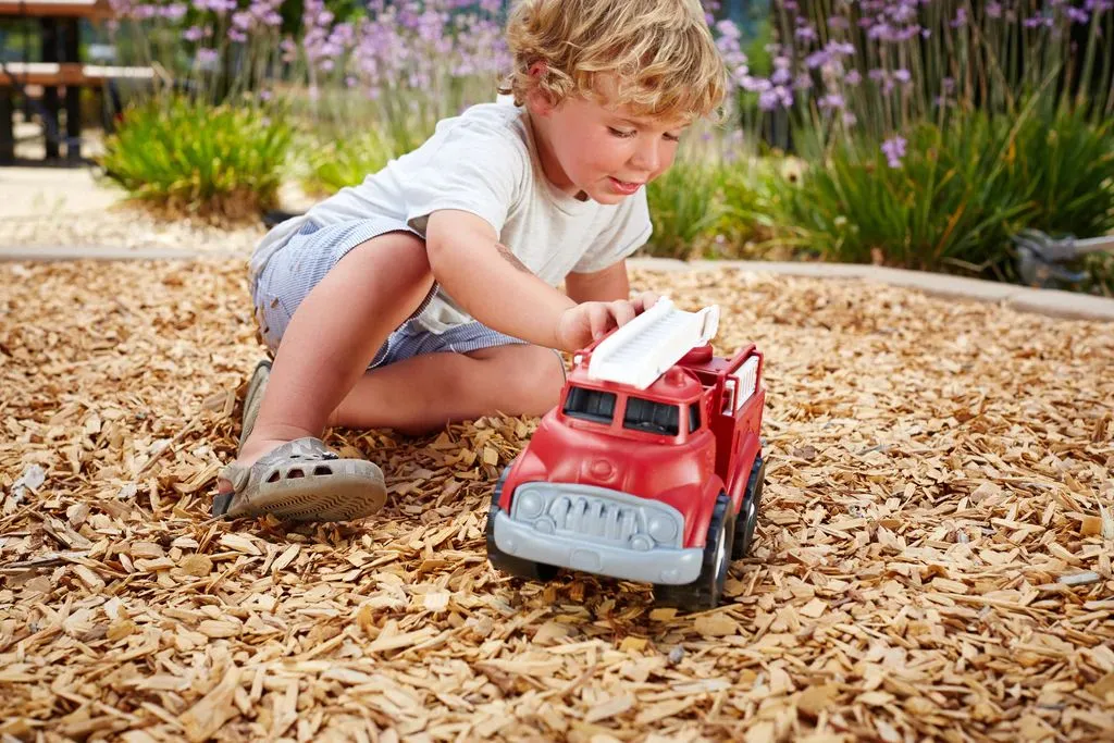 Toy Fire Truck, 100% Recycled Plastic