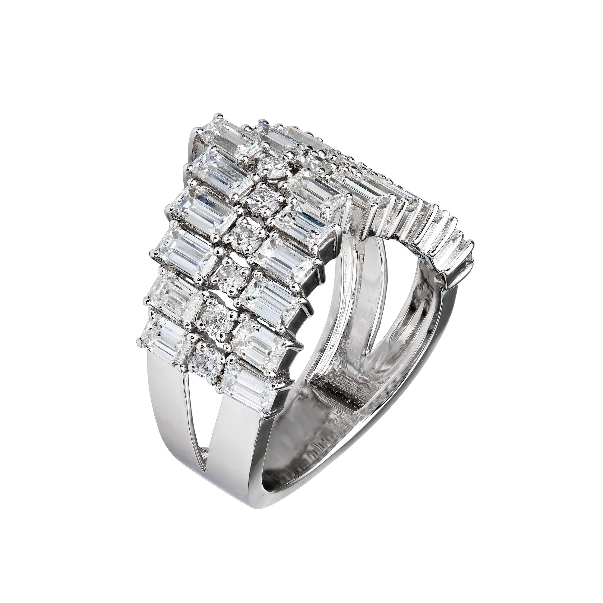 Trellis Diamond Cocktail Ring