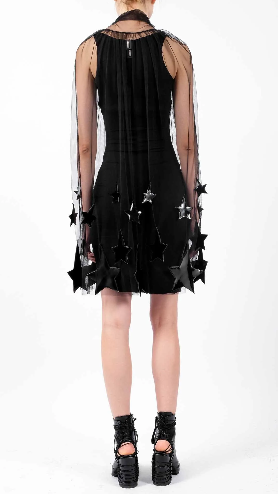 Tulle Cape with Stars