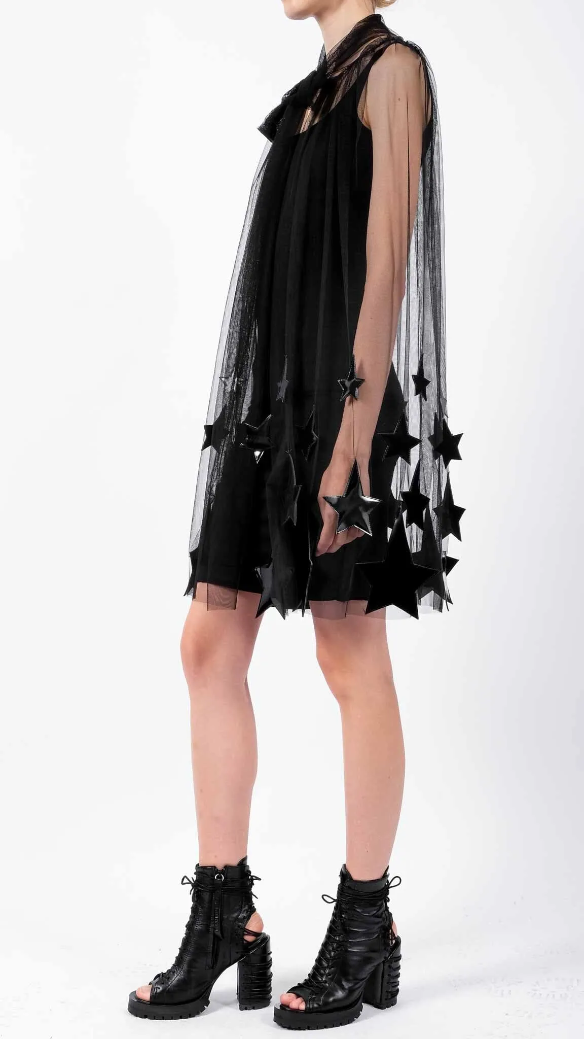 Tulle Cape with Stars