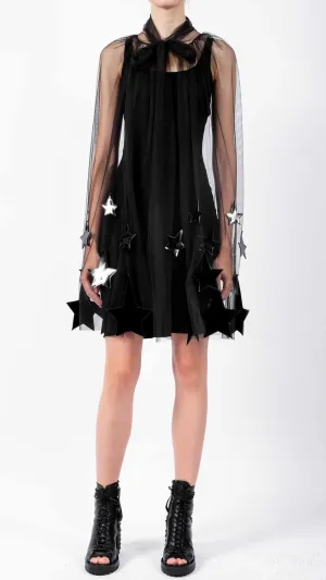 Tulle Cape with Stars