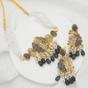 Turkish & Crush Stone Designer Choker Set