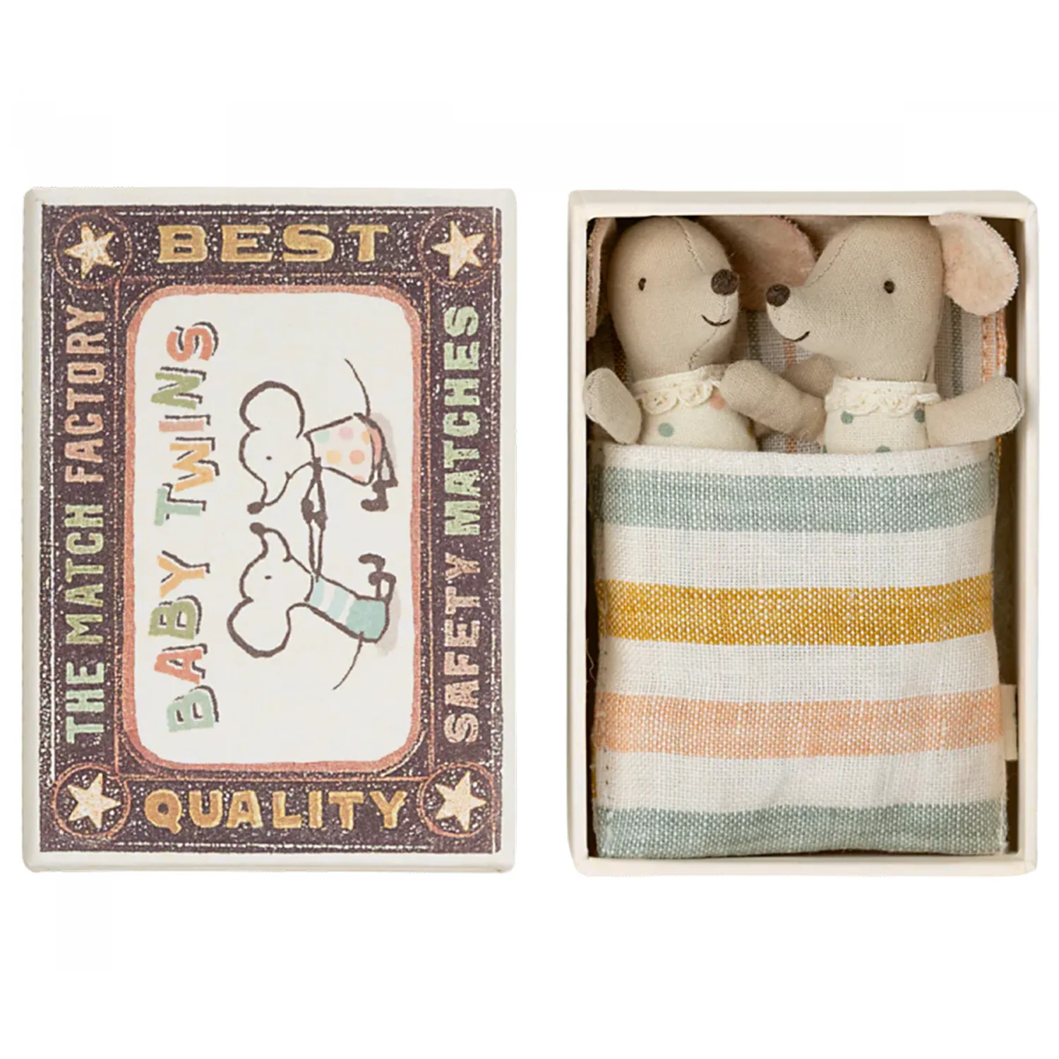 Twins, Baby Mice In Matchbox