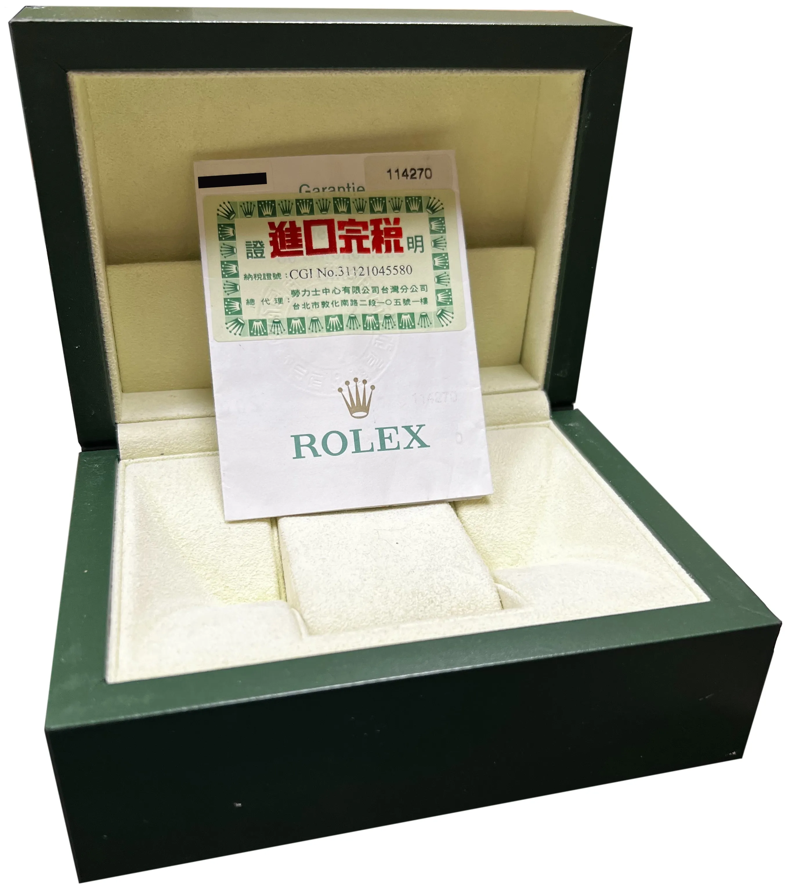 UNPOLISHED 2003 Rolex Explorer I Black Stainless Steel 114270 36mm Watch PAPERS