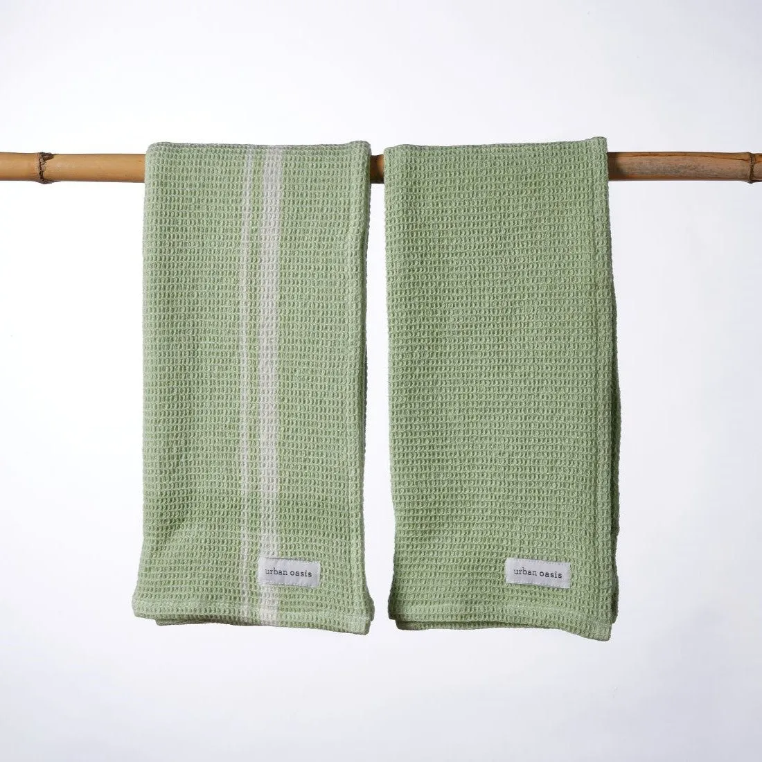 Urban Oasis Addy Set of 2 Tea Towels Matcha