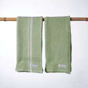 Urban Oasis Addy Set of 2 Tea Towels Matcha