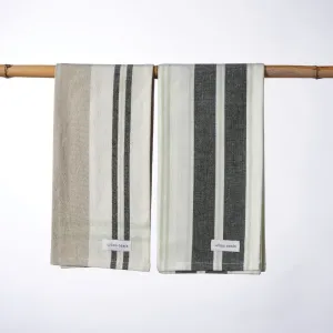 Urban Oasis Dali Set of 2 Tea Towels Woodland Gray