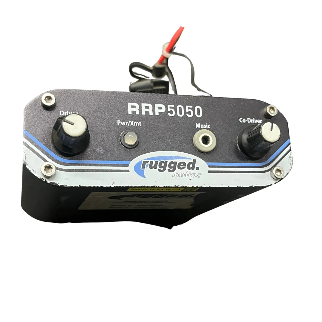 Used Rugged Radios RRP5050 2-Person Sport Race Intercom   Inline Audio Filter