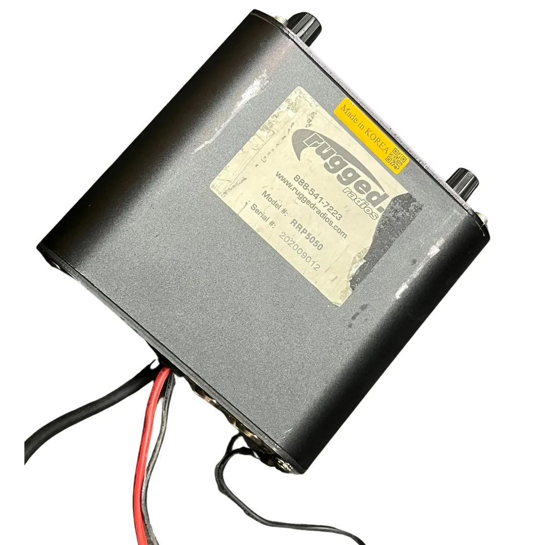 Used Rugged Radios RRP5050 2-Person Sport Race Intercom   Inline Audio Filter