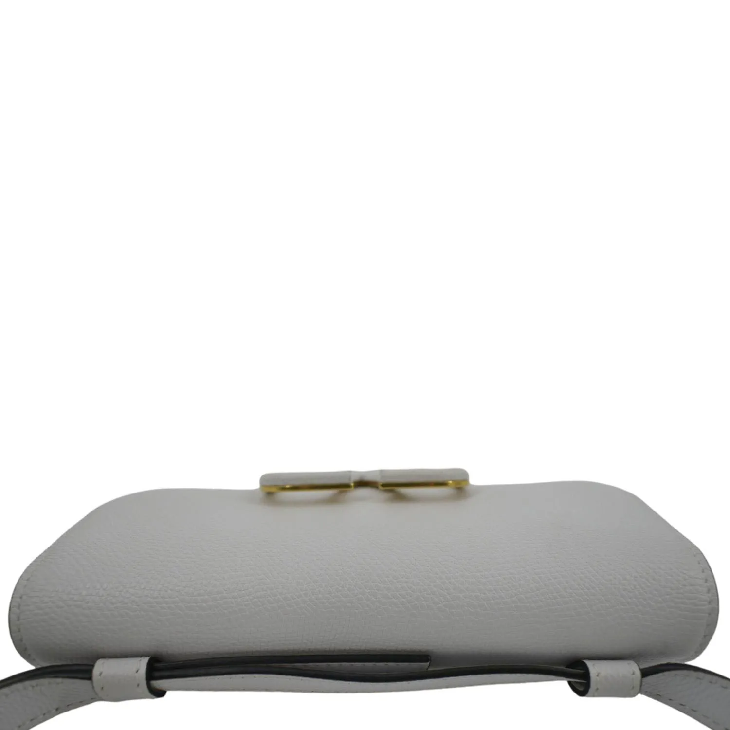 VALENTINO VSling Leather Crossbody Belt Bag White