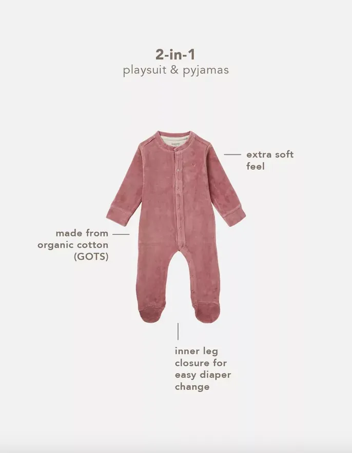 Velour Playsuit