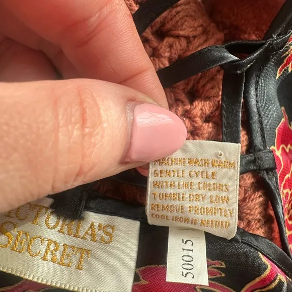 Victoria’s Secret Gold Label Floral Sheer Black Red Bodysuit lingerie high leg