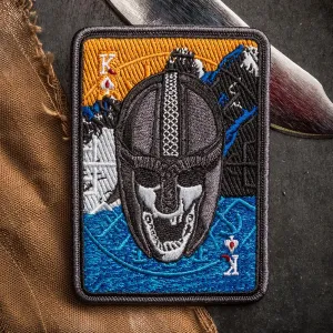 VIKING KING DEATH CARD MORALE PATCH