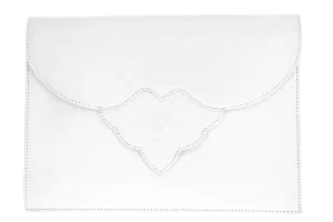 Vintage Saint Laurent White Clutch