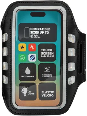 VirtuFit Husa telefon cu LED pentru alergare