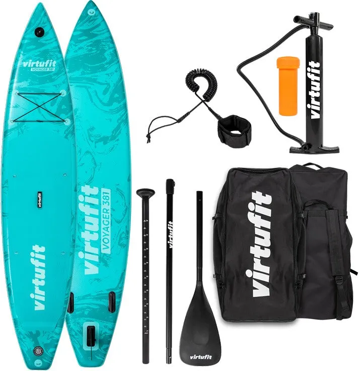 Virtufit Supboard Racer 381 - Turcoaz - Accesorii si Geanta de Transport Incluse