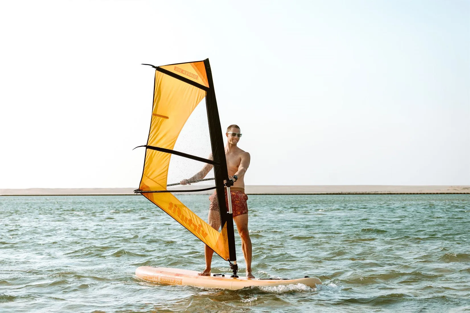 Virtufit Supboard Surfer 305 - Portocaliu - Include Vasle si accesorii