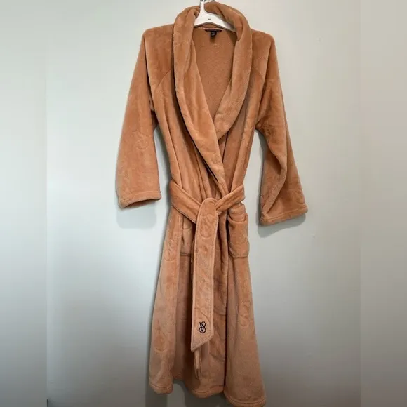 Vtg Victoria Secret Long Plush Robe VP