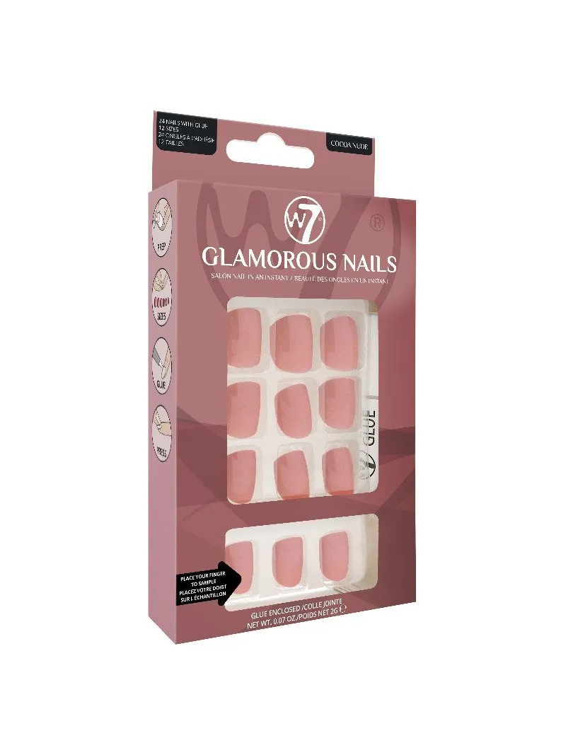 W7 Glamorous Nails Cocoa Nude