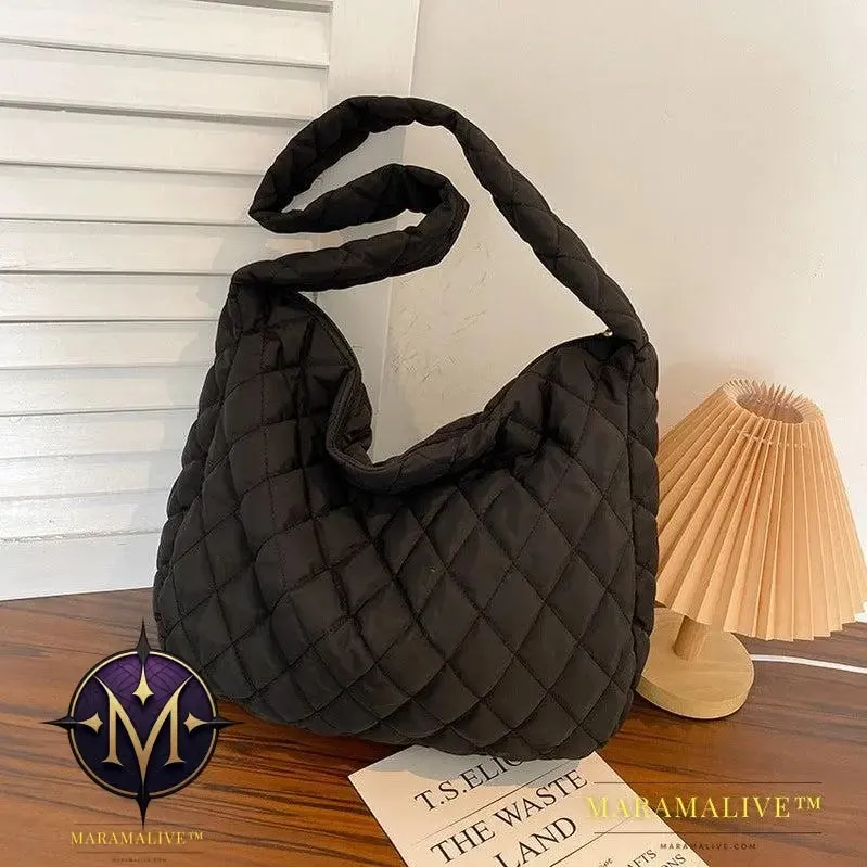 Warm Totes Shoulder Bags For Women Fashion Winter Shopping Bag