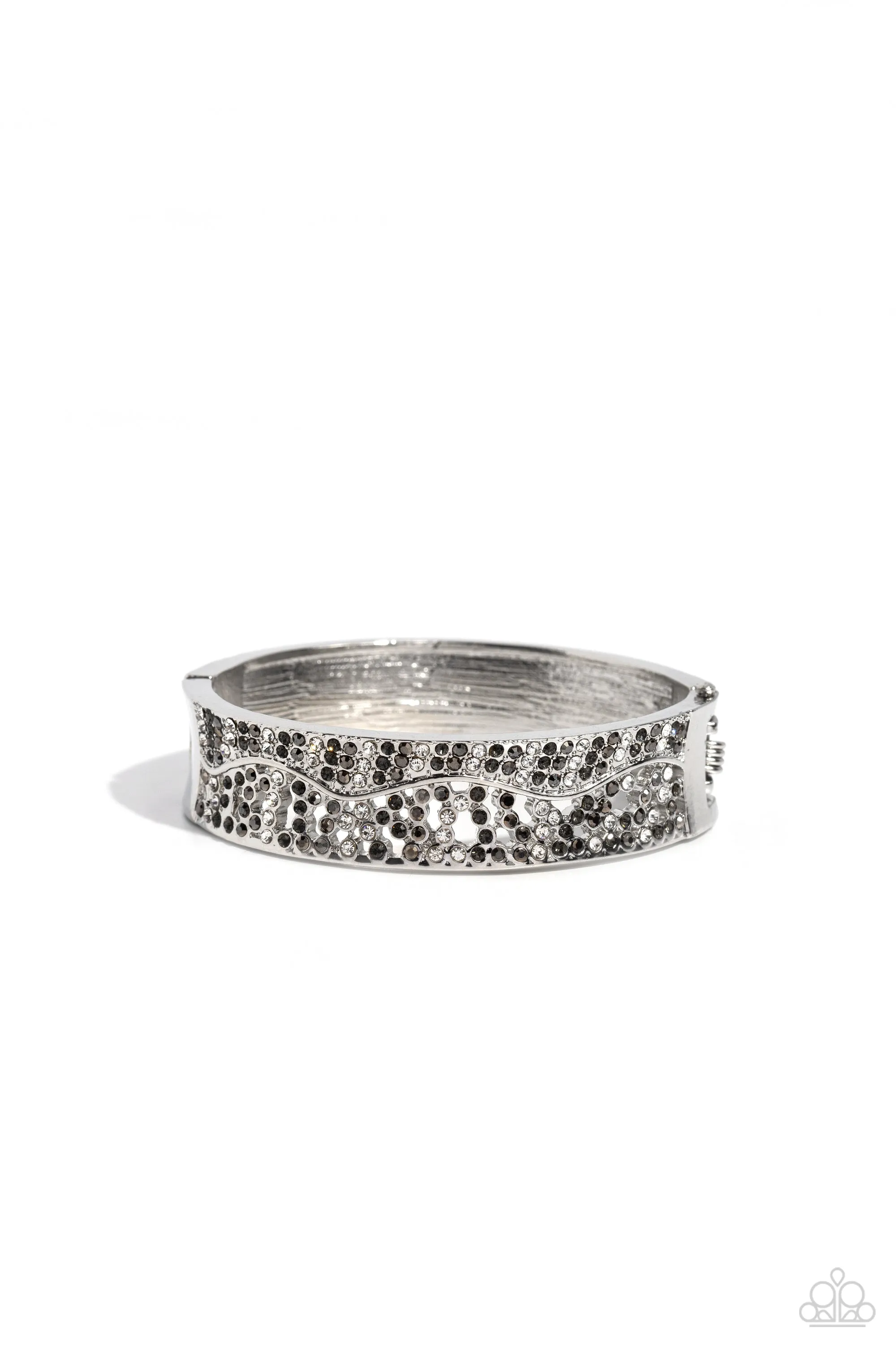 Wavy Whimsy - Silver Bracelet - Paparazzi Accessories
