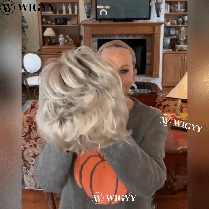 Wendy - Wigyy Short Silver Grey Elegant Wigs