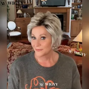 Wendy - Wigyy Short Silver Grey Elegant Wigs