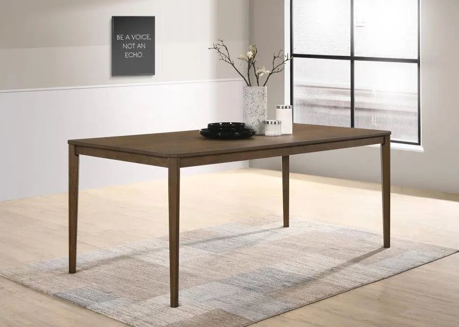 Westley 71" Rectangular Walnut Dining Table