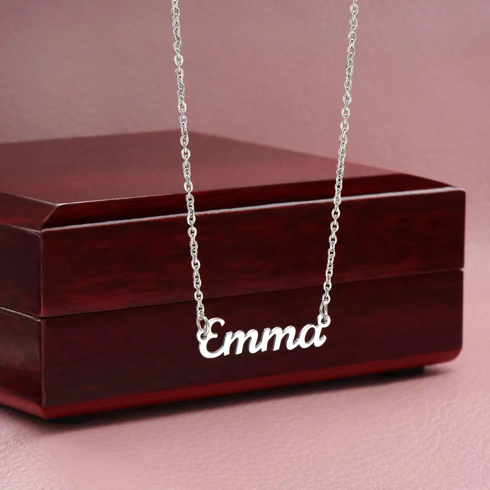 Wife Custom Name Necklace-You are loving, generous, sexy