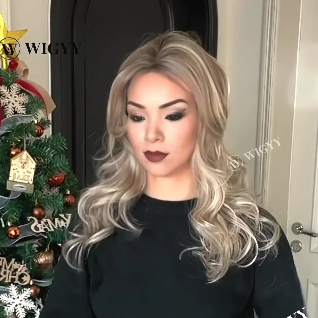 Wigyy Curl Highlighted Elegant Wig