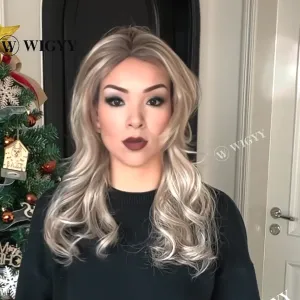 Wigyy Curl Highlighted Elegant Wig