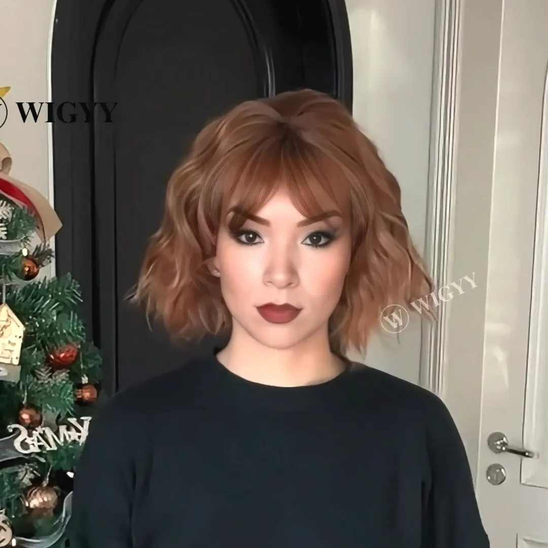 Wigyy Daily Use Bob Elegant Wig with Bang