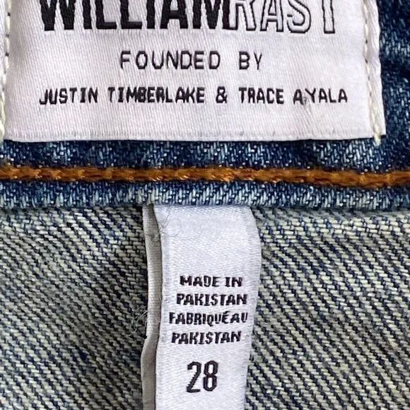 William Rast NWT A-Line Jean Denim Skirt Midtown Revenge Casual Downtown Girl 28