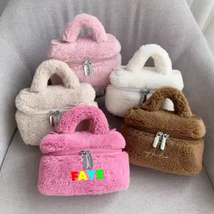 Winter Cashmere Fur Tote Bag